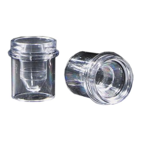 Globe Scientific Polystyrene Multi-Purpose Sample Cup, 0.5mL Capacity (Pack of 1000)