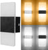 Gnc33Ouhen 3W Modern Rectangular Acrylic LED Night Light Wall Sconces Light, Bedside Decoration Lamp for Bedroom