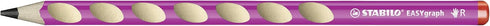 STABILO Easygraph Handwriting Pencils - HB - Right Handed - Pink Barrel - Pack of 2 by STABILO