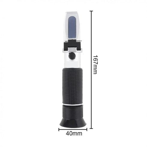 BLAQGFO 0-20%) Home Use Hand Refractometer,Hydrometer in Wine Making and Beer Brewing, Homebrew Kit,Urea