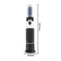 BLAQGFO 0-80%) Home Use Hand Refractometer,Hydrometer in Wine Making and Beer Brewing, Homebrew Kit,Urea