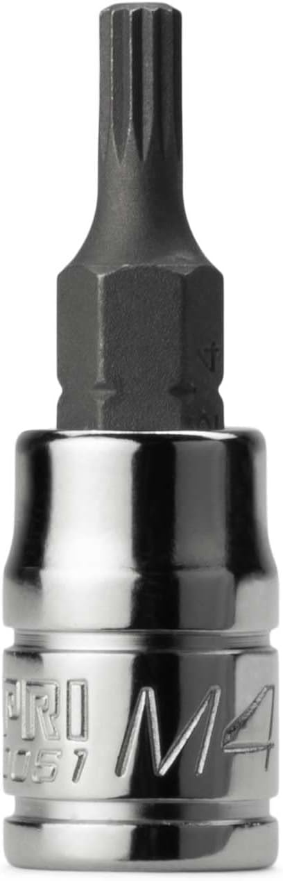 Capri Tools 30051 XZN 4mm Triple Square Bit Socket, 1/4-Inch Drive
