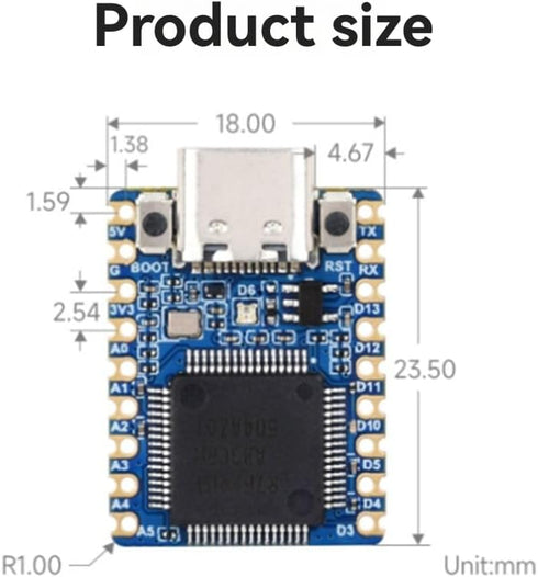 Yaregelun 48MHz 256KB Mini Development Board Frequency Built-in FPU Supports Firmware Encryption B