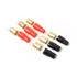 3 Pairs Wire Connector, 0 Gauge Spade Connector Crimp Barrier Spades, 0/1 to 0 Gauge Offset Terminals, Electric Wire