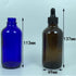 12 Pack 4oz (120ml) Glass Dropper Bottle, Essential Oil Bottle with Glass Eye Droppers, Amber