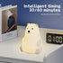 DNBFLLK 3 Polar Bear Silicone Night Light for Kids Nursery Bedroom - Tap Control, Adjustable Brightness, USB