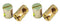 Jinshining 10Pcs Gold M6 Spring Loaded Barrel Nuts, Slotted Barrel Nuts Cross Dowels,