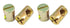 Jinshining 10Pcs Gold M6 Spring Loaded Barrel Nuts, Slotted Barrel Nuts Cross Dowels,