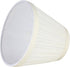 Aspen Creative 33121-2 3" 6" 5" 2 Pack Small Pleated Empire Shape Chandelier Clip-On Lamp Shade, Off White, Top x