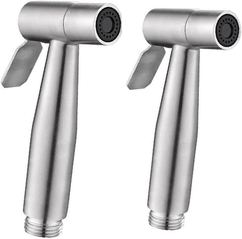 BLNSPRAYER 2 Pieces Bidet Toilet Sprayer Head Stainless Steel Handheld Sprayer for Cloth Diaper, Bathroom, Kitchen
