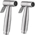 BLNSPRAYER 2 Pieces Bidet Toilet Sprayer Head Stainless Steel Handheld Sprayer for Cloth Diaper, Bathroom, Kitchen
