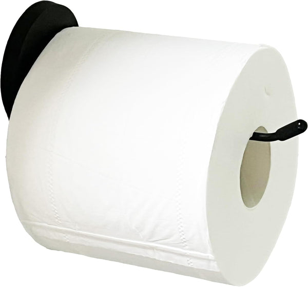 AUXPhome Magnetic Black Toilet Paper Holder,Tissue Holder Paper Roll, Toilet Roll Holder, Strong