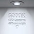 TORCHSTAR MR16 LED Bulb Dimmable, 7W 12V, 490LM (50W Equivalent), 5000K Daylight, GU5.3 Bi-Pin Base, Pack of 6, UL