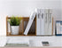 Rack,Countertop Bamboo Desktop Bookshelf Adjustable Storage Organizer Display Shelf Platforms, Book Stands Shelves
