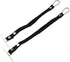 4pcs Black Tape Thong for Tool Belts, Polyester Electrical Tape Chain Strap, Electrical Contractor Tool Belt for Pouch Bag by Urjumpea