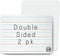 Small White Dry Erase Board for Kids, 2pk Double Sided Lapboard, Ideal for Homeschool Supplies, Office, Classroom