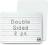Small White Dry Erase Board for Kids, 2pk Double Sided Lapboard, Ideal for Homeschool Supplies, Office, Classroom