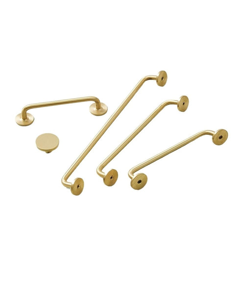 Generic 2.52"-15.74" Cabinet(C-3252-128) Minimalism Gold Long Furniture Handles Wardrobe Kitchen Cupboard Cloakroom