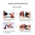 6 Pack 2 Inch 1/4" Disc Pad Holder Adapter Quick Change Disc Adapter Drill Adapter with Shank, Pad Holder Roll Lock