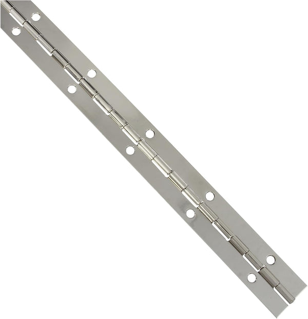 National Hardware N265-371 V570 Continuous Hinge, Nickel, 1-1/16" x 12"