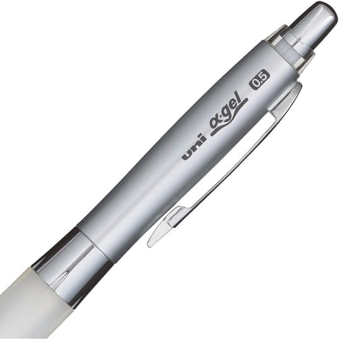 Uni Alpha-Gel Shaker Mechanical Pencil, White/Soft Grip, 0.5mm (M5617GG1P.1)