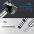 Carbide Forstner Drill Bit 2-3/4 Inch, Tipped Bit for Wood Drilling, Hinge Cutter Tool Kits for Hard Wood, Plywood,