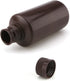 Bettomshin 1Pcs Plastic Lab Chemical Reagent Bottle, 500ml Small Mouth Sample Sealing Liquid Storage Container Brown