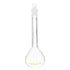 PATIKIL 100ml Volumetric Flask, 3.3 Borosilicate Glass Graduated Measuring Flask with Glass Stopper for Lab Use