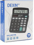 Office Desk Calculator, Cute Dual Power Basic Calculator with Big Button Large Display for Kids and School (Black)
