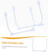 2pcs NUOBESTY Folding Hairpin Legs Metal Table Legs for Sofa Bedside Cabinet Easy to Install