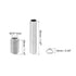 PATIKIL M10 Fine Thread Lamp Pipe Repair Parts Kit, 40 Pcs M10×30 Metal Hexagon Closed Coupling Nut
