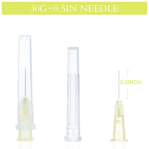 30 Luer Lock 0.5 in Laboratory Tools, Pack of 100