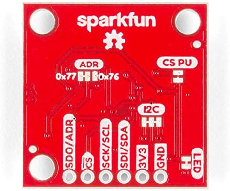 SparkFun Atmospheric Sensor Breakout - BME280, Measure Barometric Pressure, Humidity, Temperature, 3.3V SPI Interface