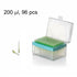 Laboratory Universal Pipette Tips Set with Racks: 10 µl, 200 µl, and 1000 µl