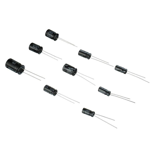 BOJACK 24Value 630pcs Aluminum Electrolytic Capacitor Assortment Box Kit, Range 0.1uF-1000uF
