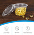 EDI Clear Disposable Plastic Portion Cups with Leakproof Lids, 50 Sets, 3.25 OZ, BPA Free, Recyclable Souffle Cups