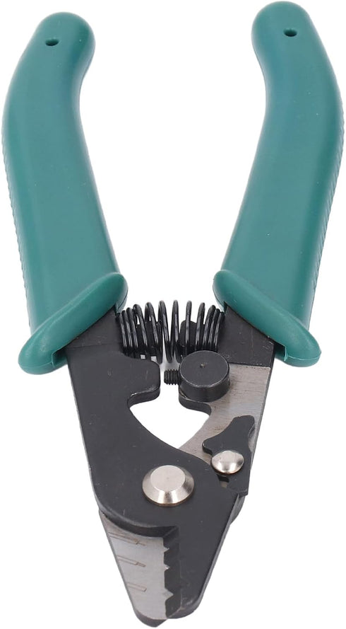 Gucagle 3 Reset Fiber Optic Stripper Hole Adjustable Aperture Auto Ergonomic Wire Stripping Tool for Electrical Work