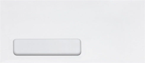 Quality Park Redi-Seal No. 10 Window Envelopes, White, 500 per Box, QUA21318