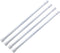 Waziaqoc 4 Pack Window Security Bar, 17-27.6 Inch Extendable Tension Rods for Bathroom
