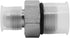 (2-PACK) 6400-06-08-O Hydraulic Hose Adapter Fitting 3/8" Male JIC 37° Flare × 1/2" Male O-Ring Boss Carbon Steel