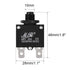 uxcell 2Pcs Thermal Overload Protector 20A AC 125/250V Push Button Reset Circuit Breaker with Knob