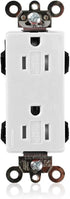 Leviton Lev-Lok 15-Amp, 125-Volt, Modular Wiring Device Receptacle, Decora Plus, Tamper Resistant,