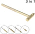 6 in 1 Mini Multifunction Copper Hammer & Screwdriver Hand Tools, Detachable Screwdriver for Watchmaker Jewelers