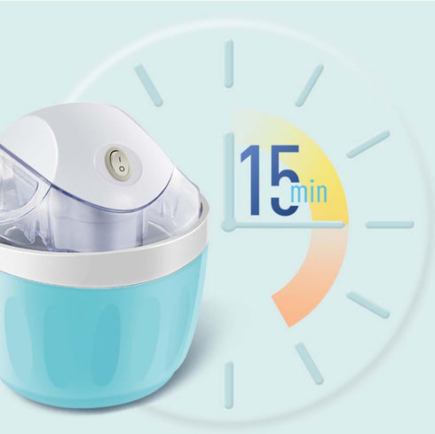 Frozen Small Home Mini Ice Cream Maker, Personal Ice Cream Maker, Single Serve Ice Cream Machine for Kids, One-Touch