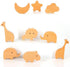 SANCHAKOU 4Pcs Dresser Knobs Drawer Solid Wood Handle Children's Wardrobe Door Cabinet Bedside Table Animal Solid Wood