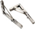 LALAFINA 2pcs Stainless Steel Folding Triangle Brackets Heavy Duty Wall Mounted Shelf
