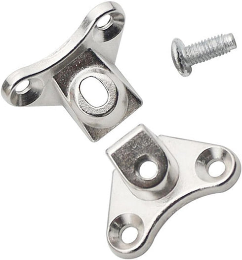 TAODAN 4PCS Zinc Nickel Alloy L Shaped Brackets Heavy Duty Removable Butterfly Right Angle Corner Brace with Mounting