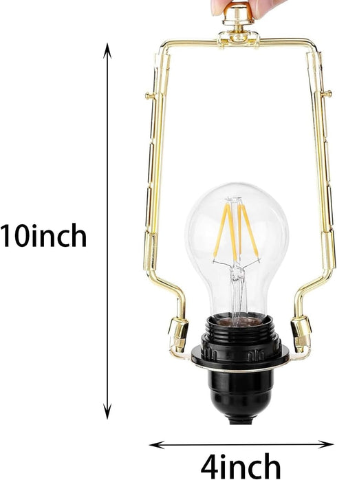TAODAN 1 Set 7/8/9/10 Inch E14/E26/E27 Heavy Duty Metal Lampshade Stand Floor Lamp Hardware Adjustable Light