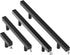 Ywmsfl Drawer Pulls Aluminum Alloy Dressers Knob Cupboard Handle Square Furniture Handle Simple Bedside Cabinet Pull