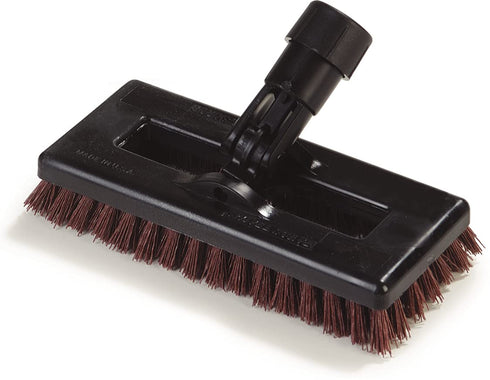 Carlisle FoodService Products 36531027 Swivel Scrub Brush, 8", Rust